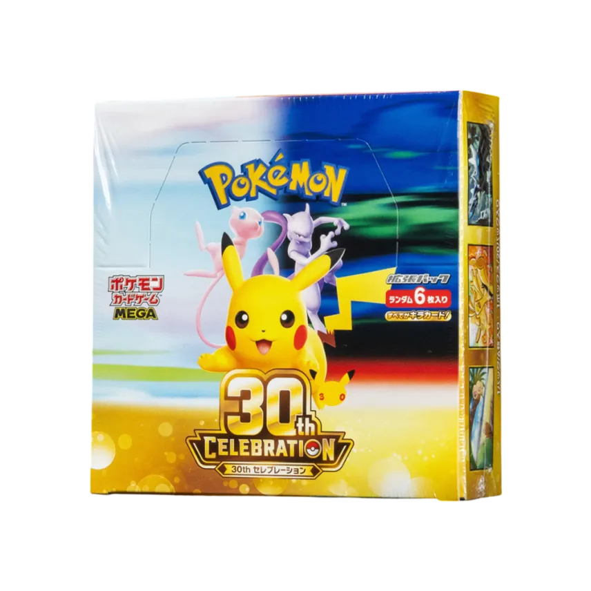 Pokemon Card Game MEGA Expansion Pack "30th CELEBRATION" box